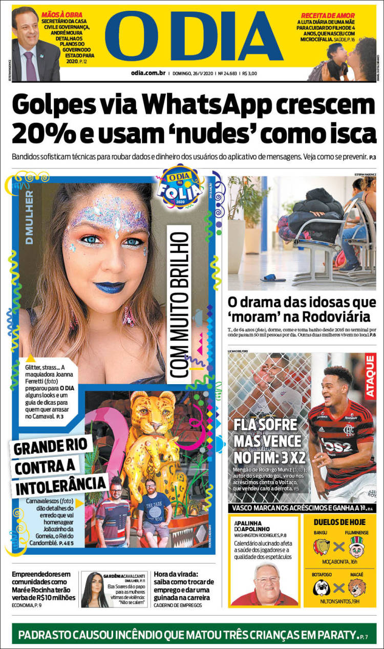 Portada de O Dia (Brasil)