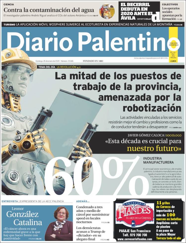 Portada de Diario Palentino (España)