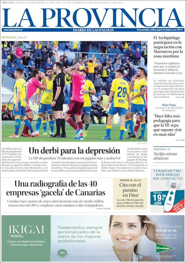 Portada de La Provincia (España)