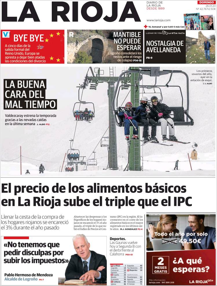 Portada de La Rioja (España)