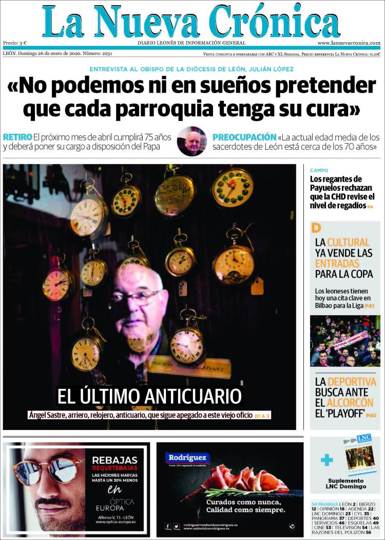 Portada de La Nueva Crónica (España)