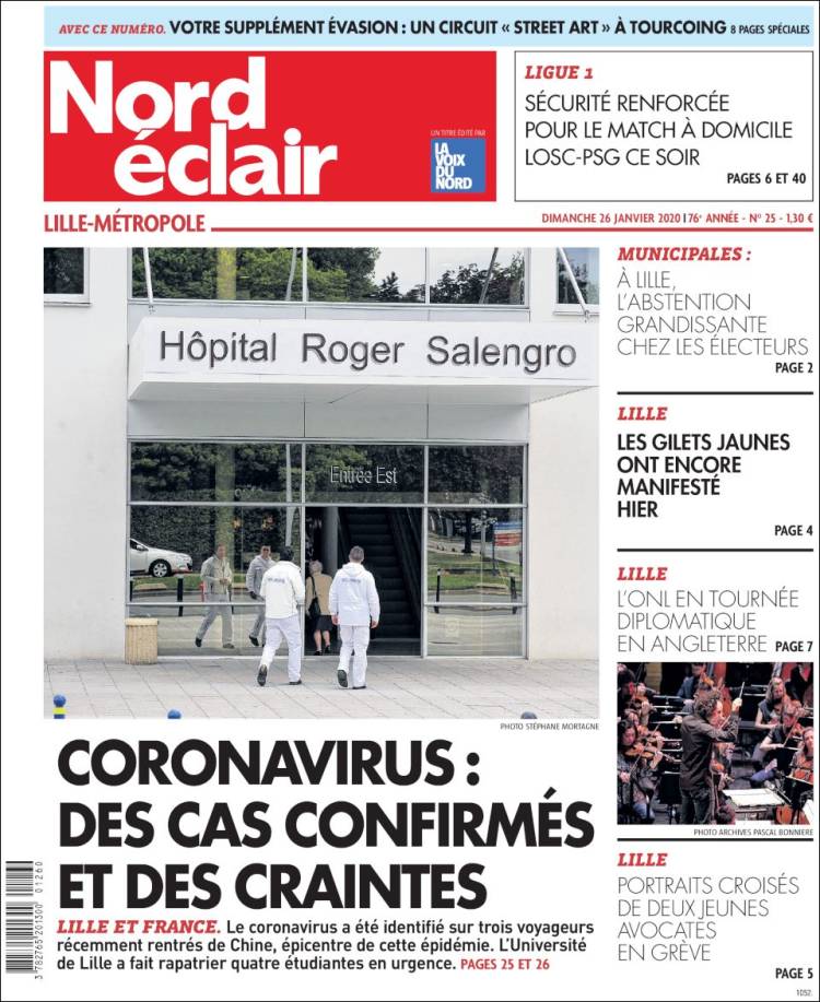 Portada de Nord Éclair (Francia)