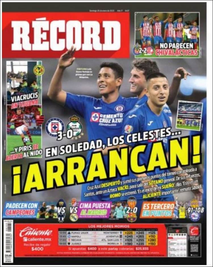 Portada de Record (México)