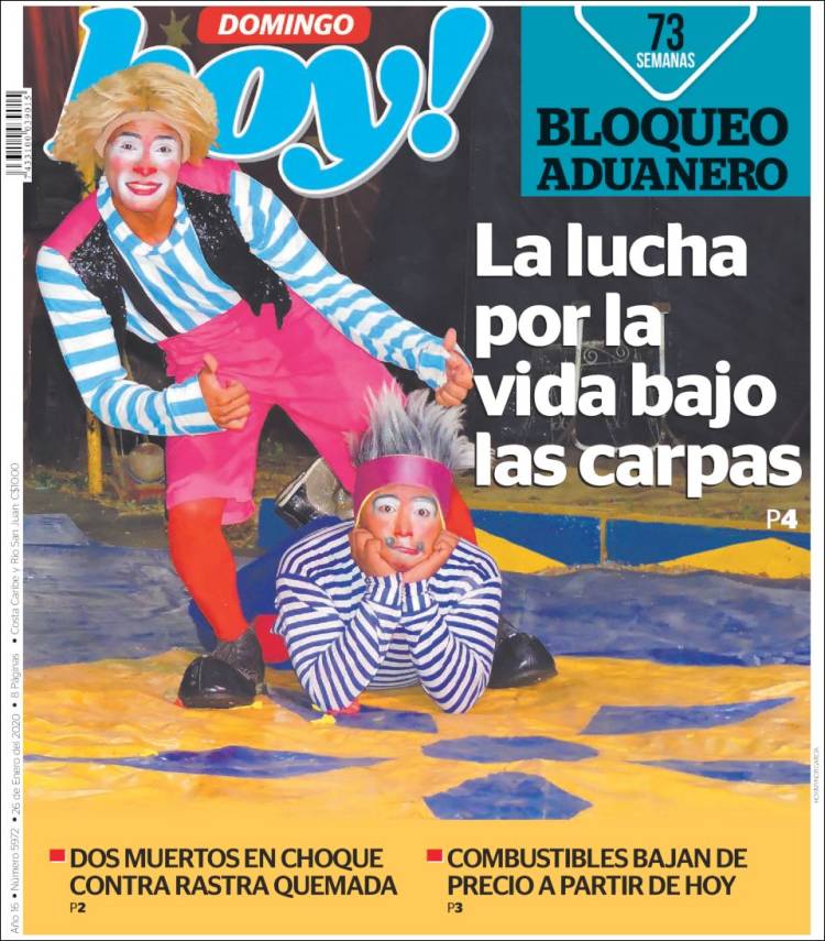 Portada de Hoy (Nicaragua)