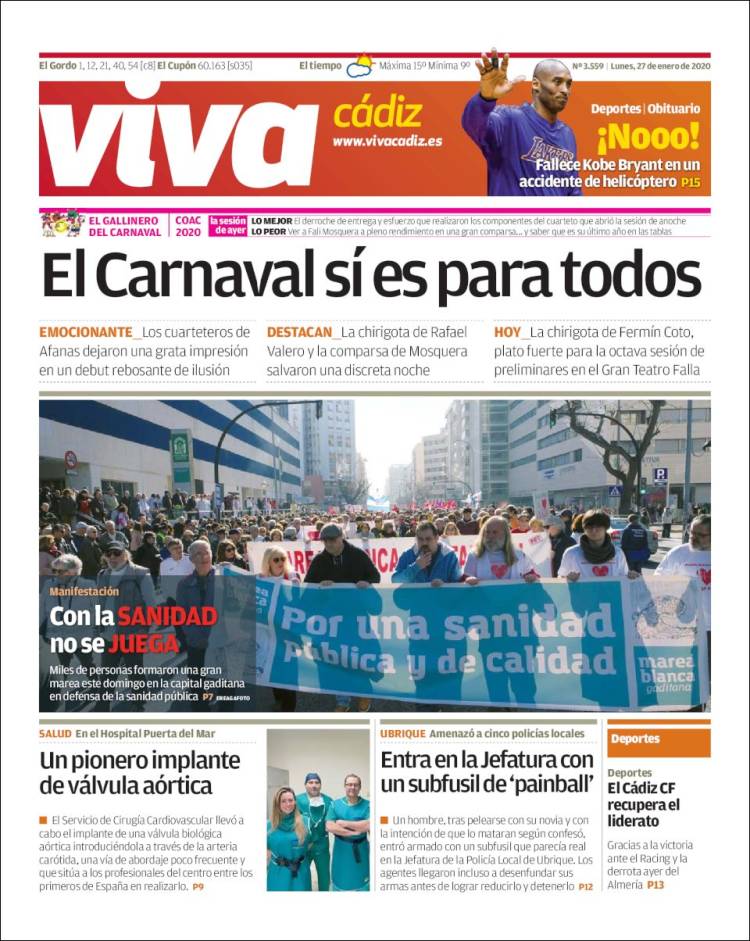 Portada de Información - Cadiz (España)