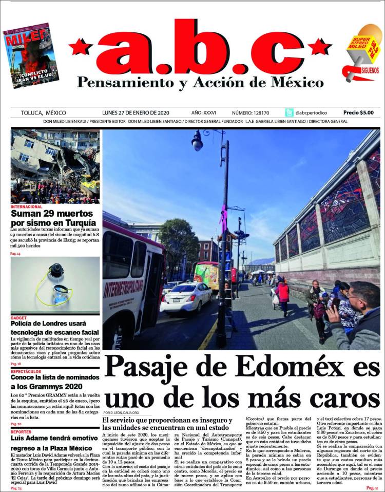 Portada de A.B.C.  (México)