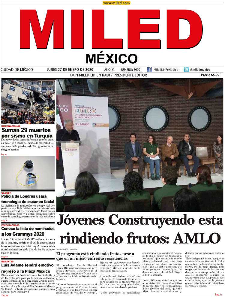 Portada de Miled (México)