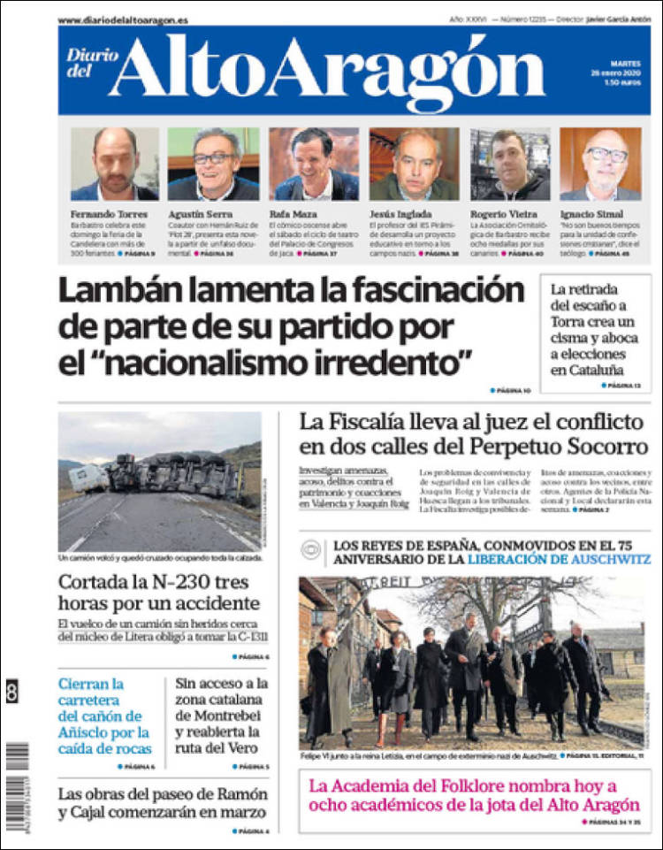 Portada de Diario del AltoAragón (Espa&ntilde;a)
