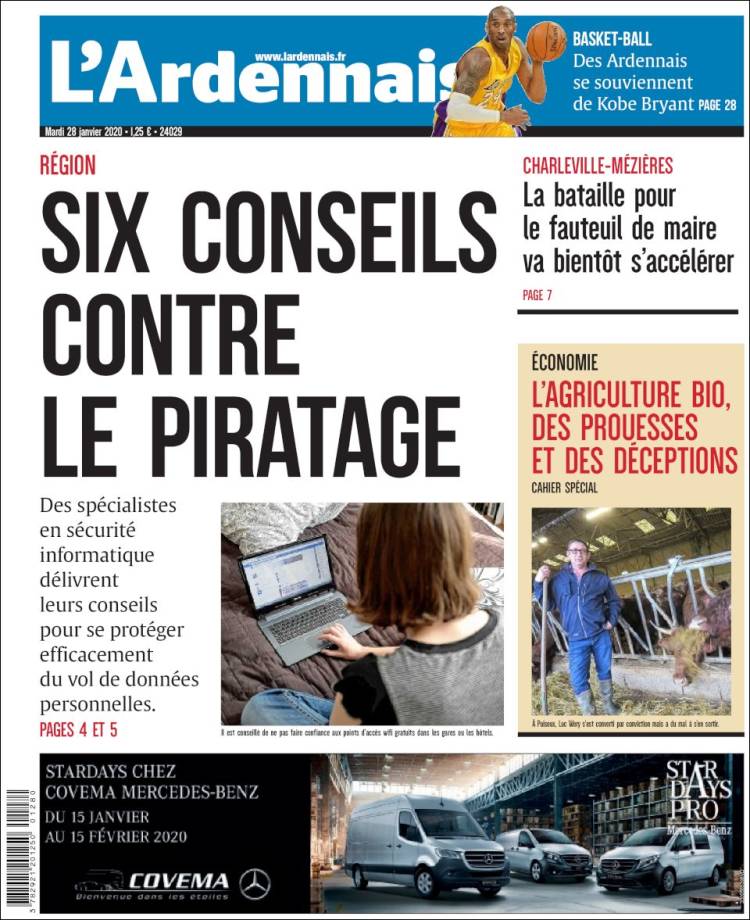 Portada de L'Ardenais (Francia)