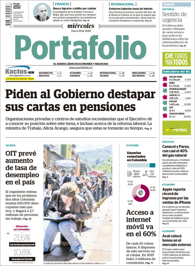 Portada de Portafolio (Colombia)
