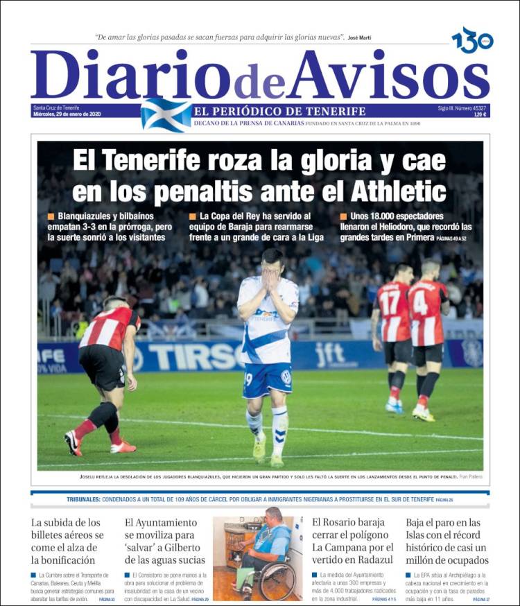 Portada de Diarios de Avisos (Espa&ntilde;a)