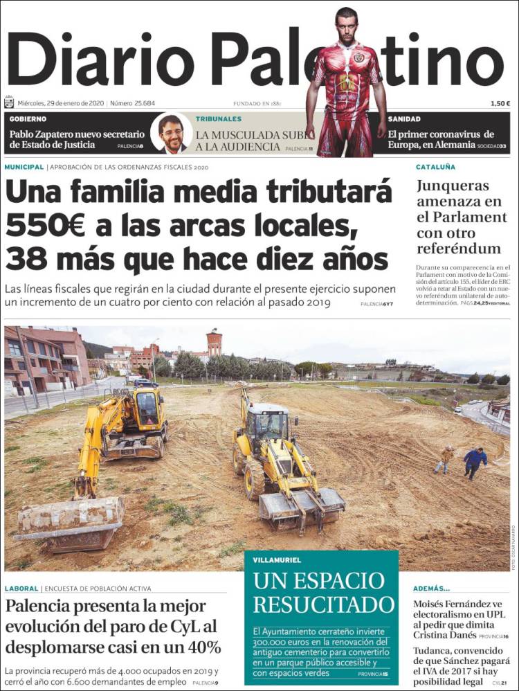 Portada de Diario Palentino (Espa&ntilde;a)