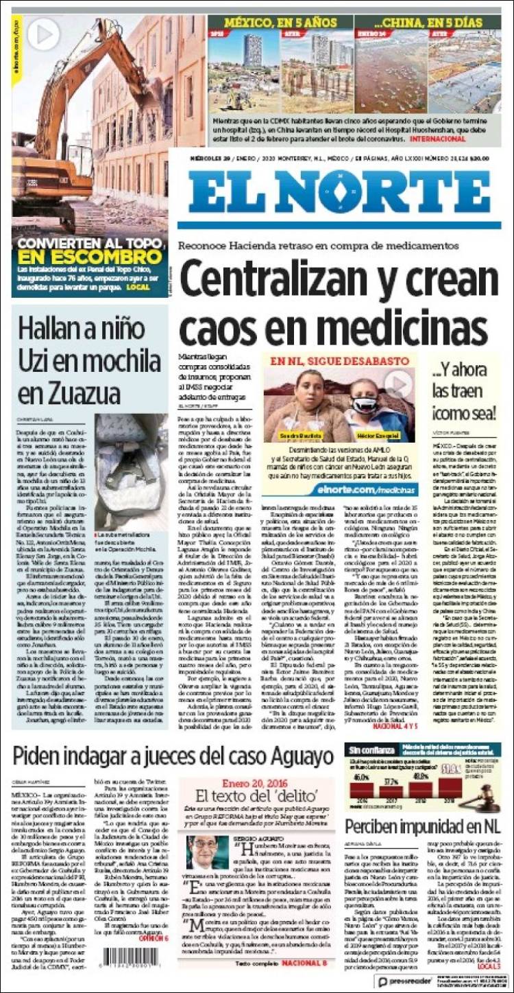 Portada de Al Día A.M. (México)