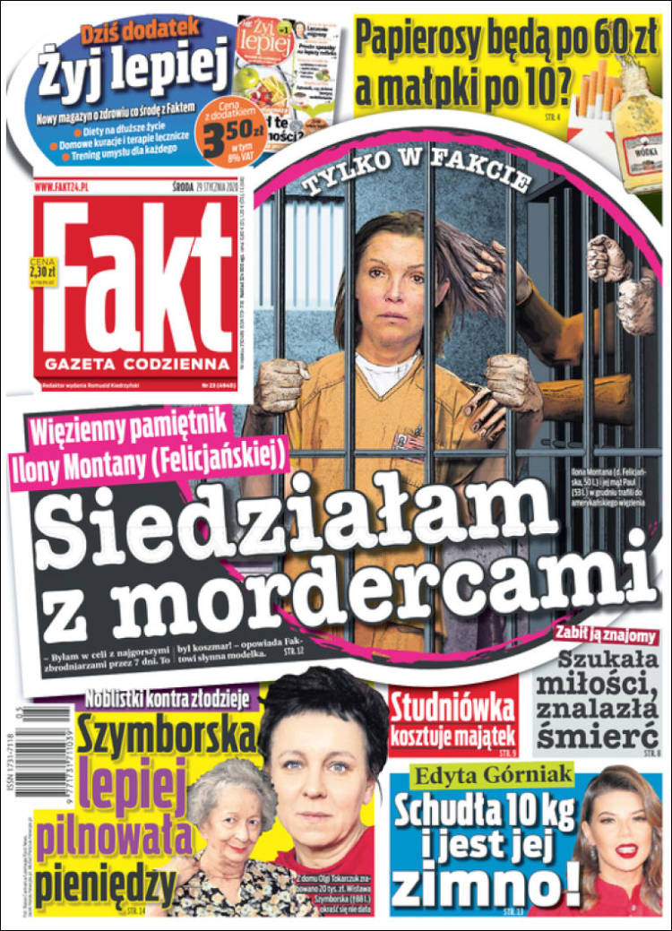 Portada de Fakt (Polonia)