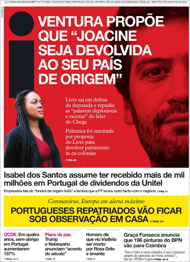 Portada de I - informação (Portugal)