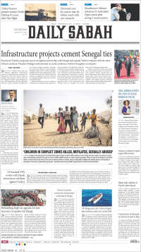 Portada de Daily Sabah (Turquía)