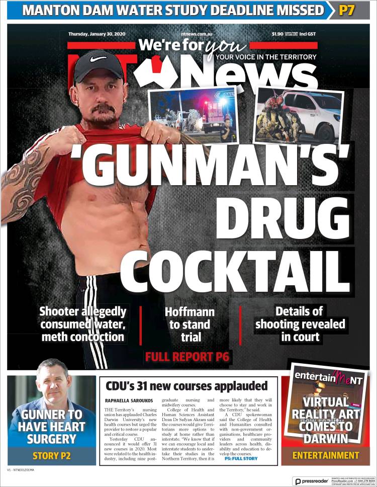 Portada de Northern Territory News (Australia)