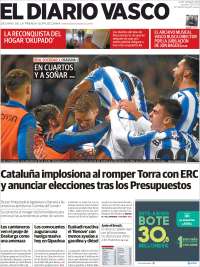 Portada de Diario Vasco (España)