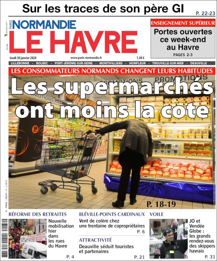 Portada de Le Havre Libre (Francia)