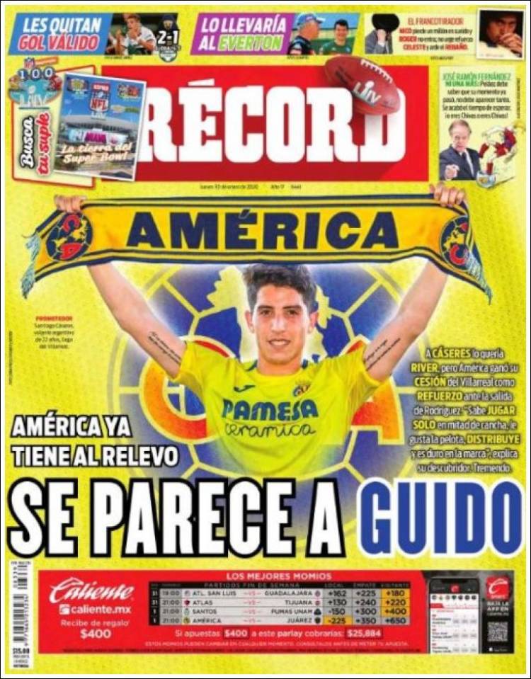 Portada de Record (México)