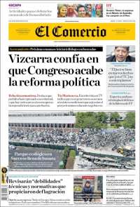 Portada de El Comercio (Perú)