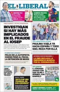 Portada de Diario El Liberal (Argentina)