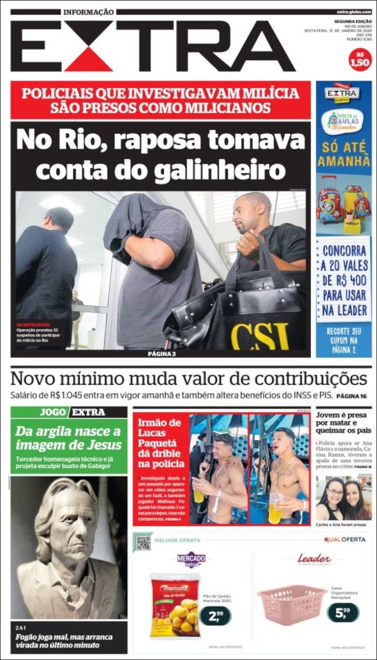 Portada de Extra (Brasil)