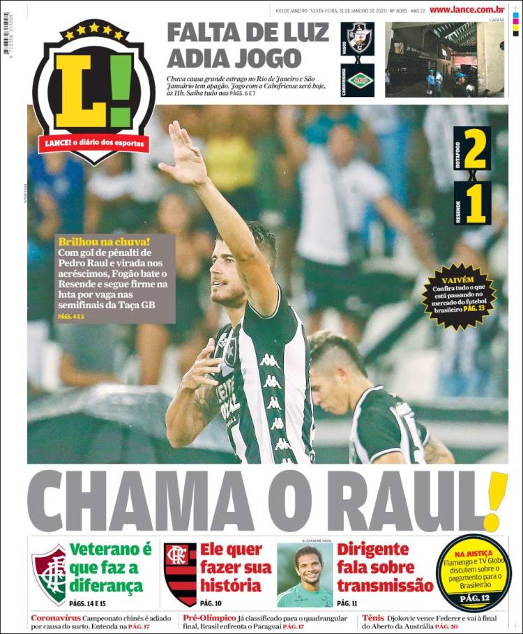 Portada de Lance! (Brasil)