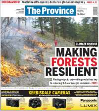 Portada de The Province (Canada)