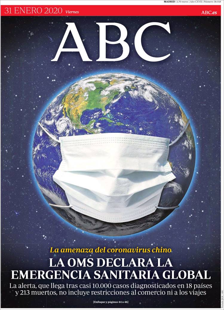 Portada de ABC (España)