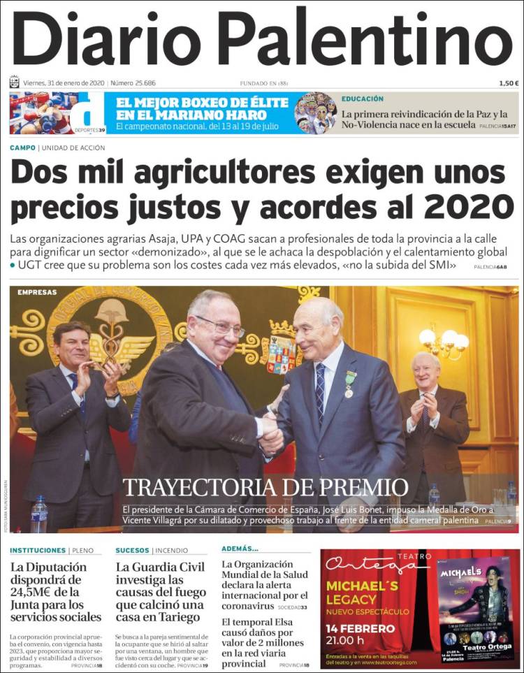 Portada de Diario Palentino (España)