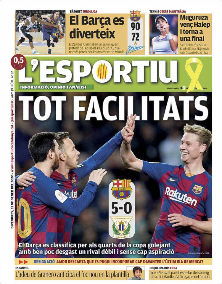 Portada de L'Esportiu (España)