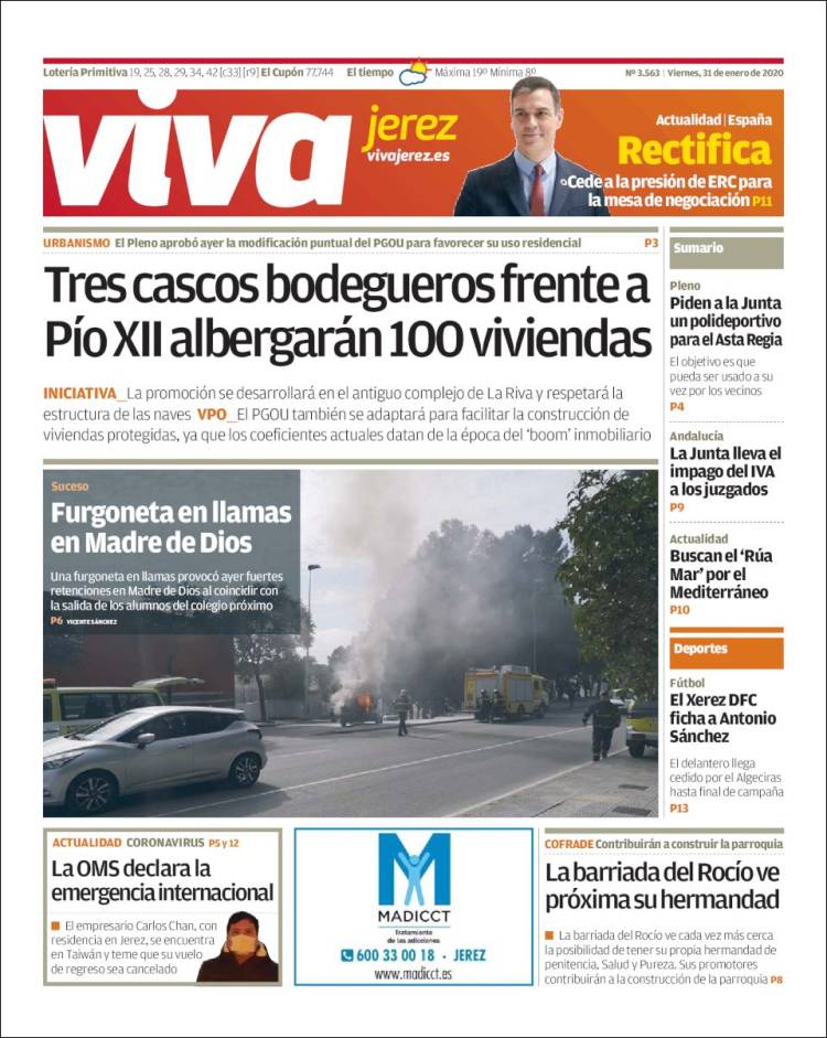 Portada de Información - Jerez (España)