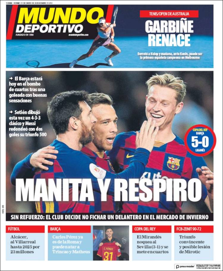 Portada de El Mundo Deportivo (España)