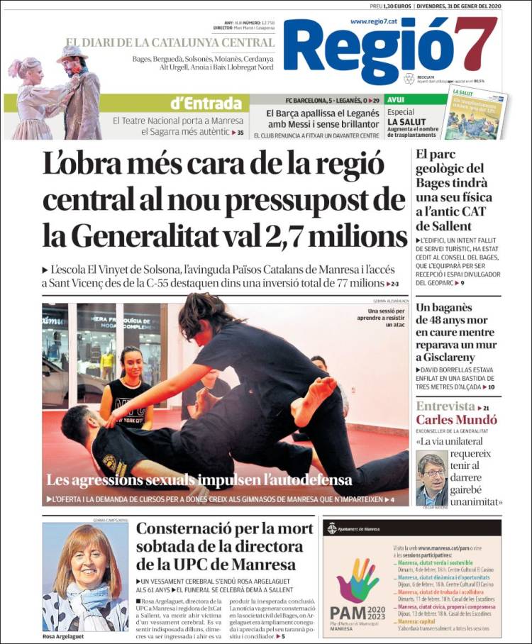 Portada de Regio7 (España)