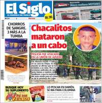 Portada de El Siglo (Panama)