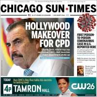 Portada de Chicago Sun-Times (USA)