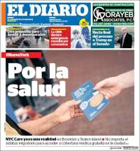 Portada de El Diario NY (USA)