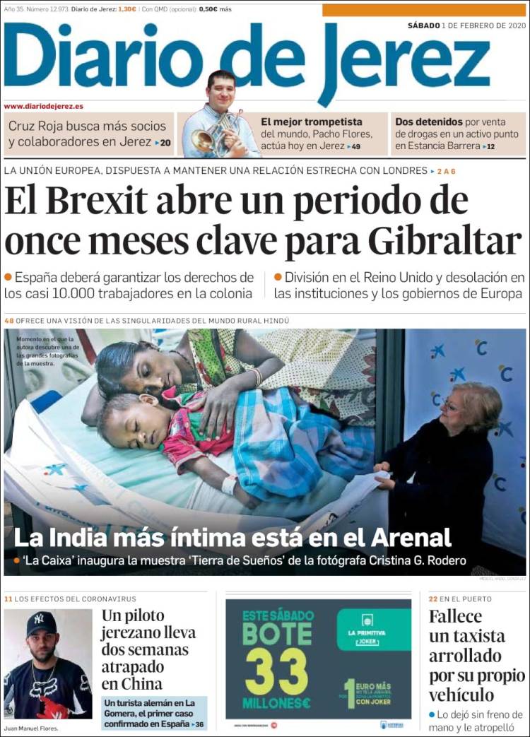 Portada de Diario de Jerez (España)