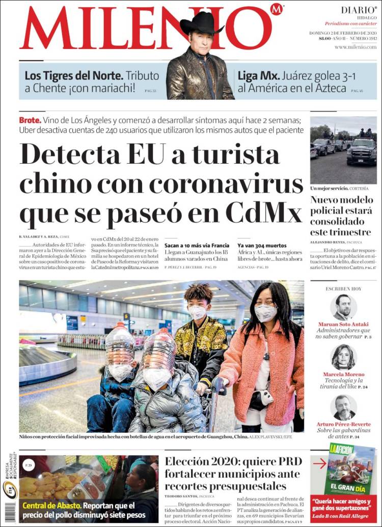 Portada de Milenio de Hidalgo (México)