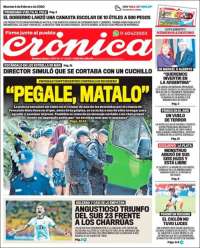 Portada de Crónica (Argentina)