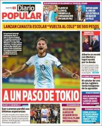 Portada de Diario Popular (Argentina)