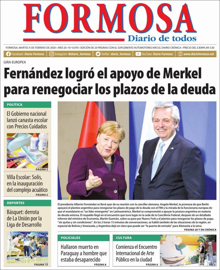 Portada de Formosa (Argentina)