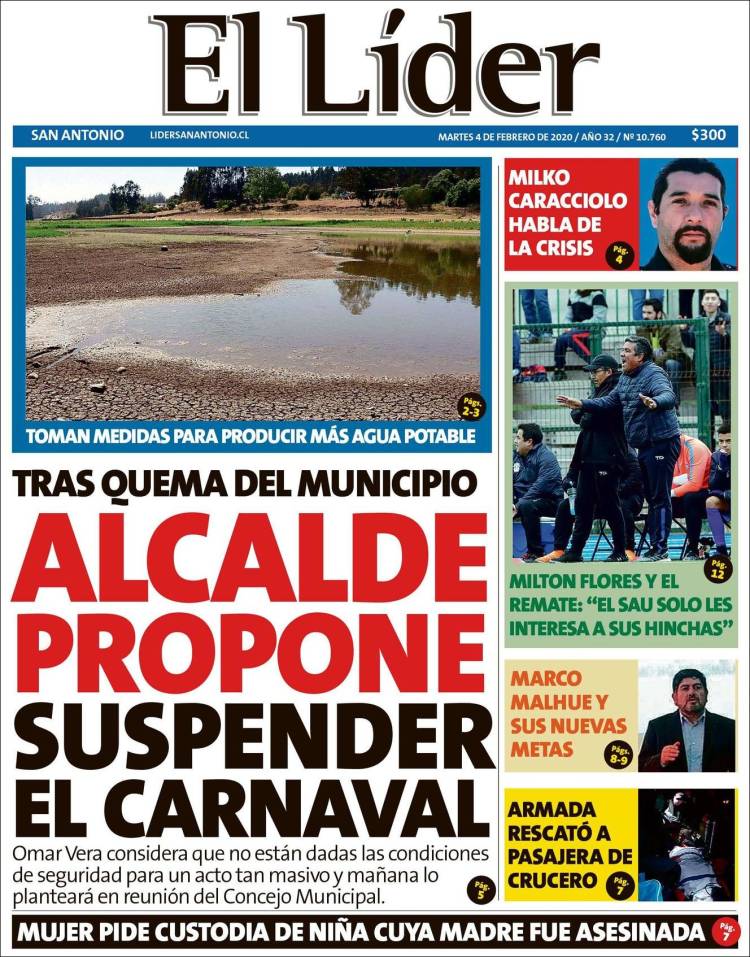 Portada de Lider de San Antonio (Chile)