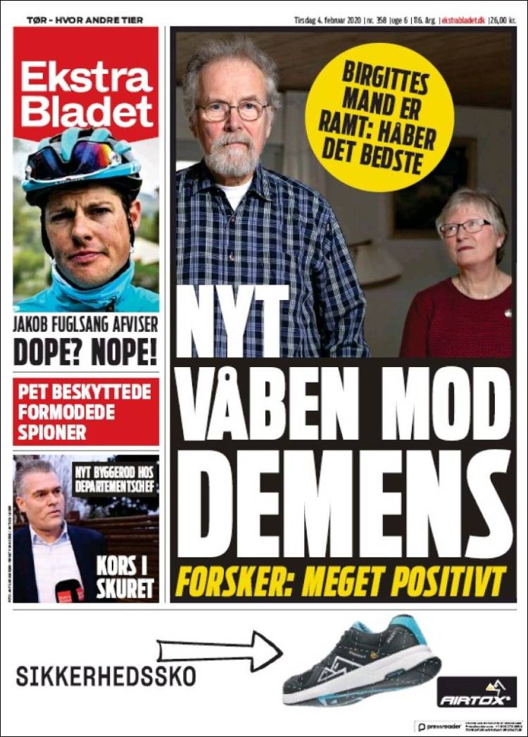 Portada de Ekstra Bladet (Denmark)
