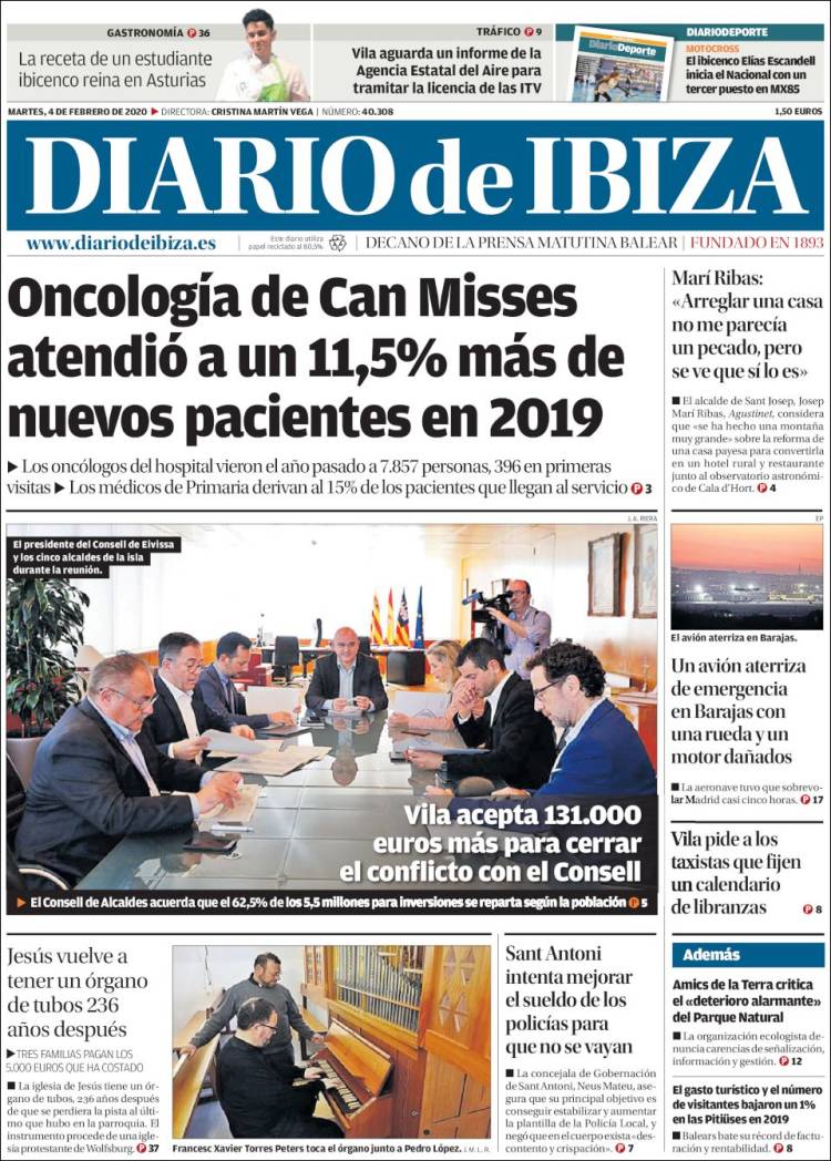 Portada de Diario de Ibiza (Spain)