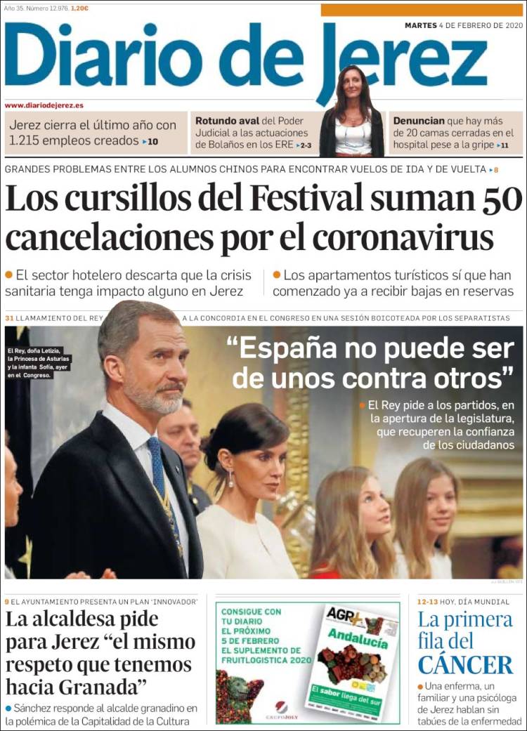 Portada de Diario de Jerez (Spain)