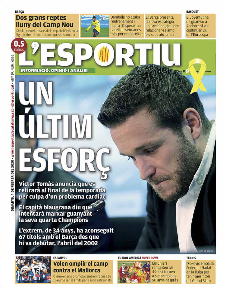 Portada de L'Esportiu (Spain)