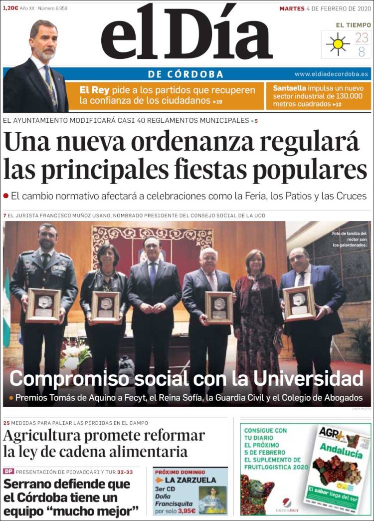 Portada de El Día de Córdoba (Spain)