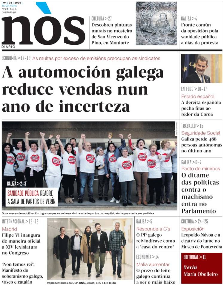 Portada de Nòs Diario (Spain)